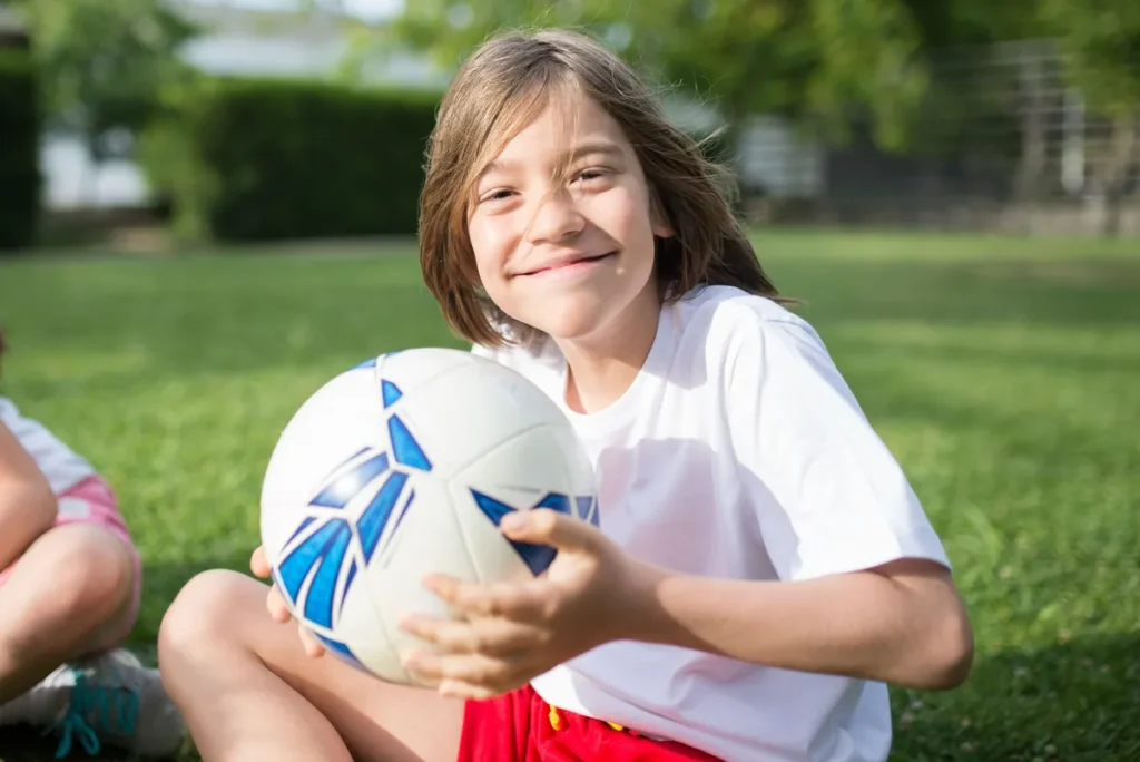 Young athlete at a pre-season sports physical